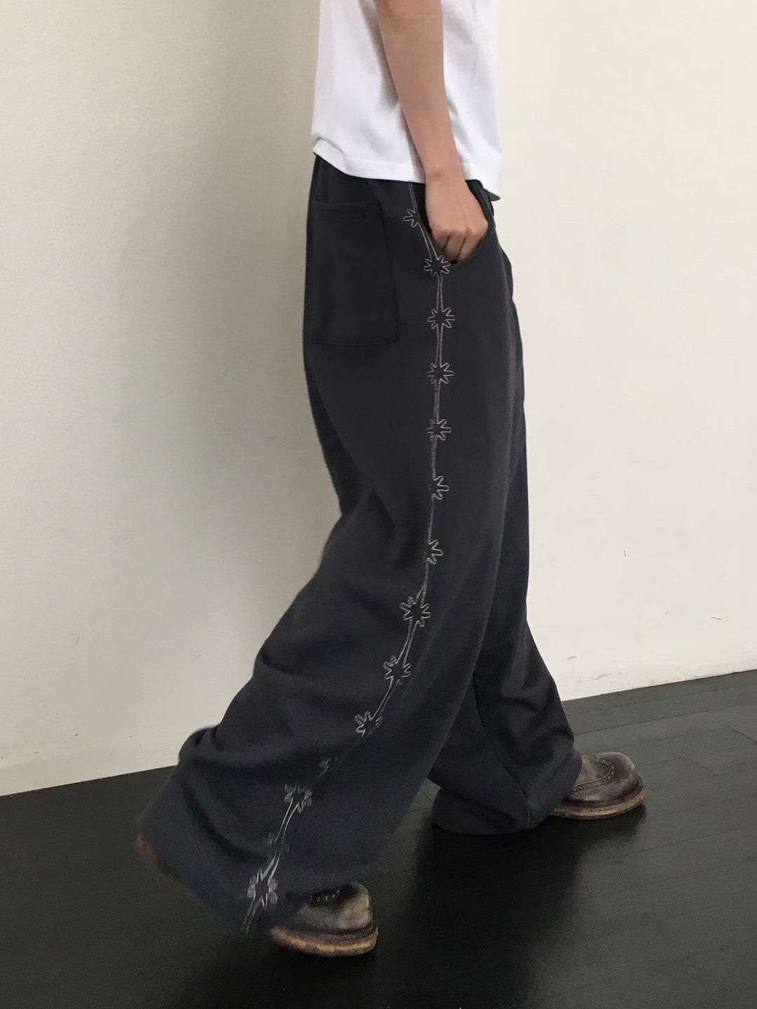 Star patterned pants