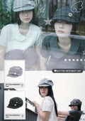 [BAUF]Button Newsboy Cap