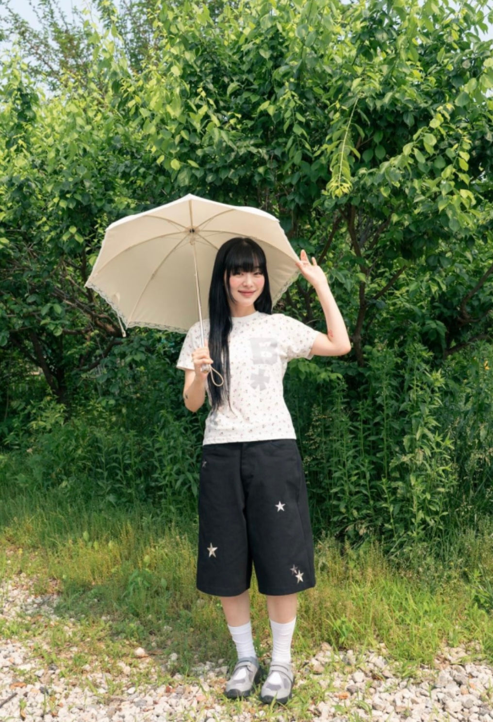 [BAUF]B logo slim fit T-shirt