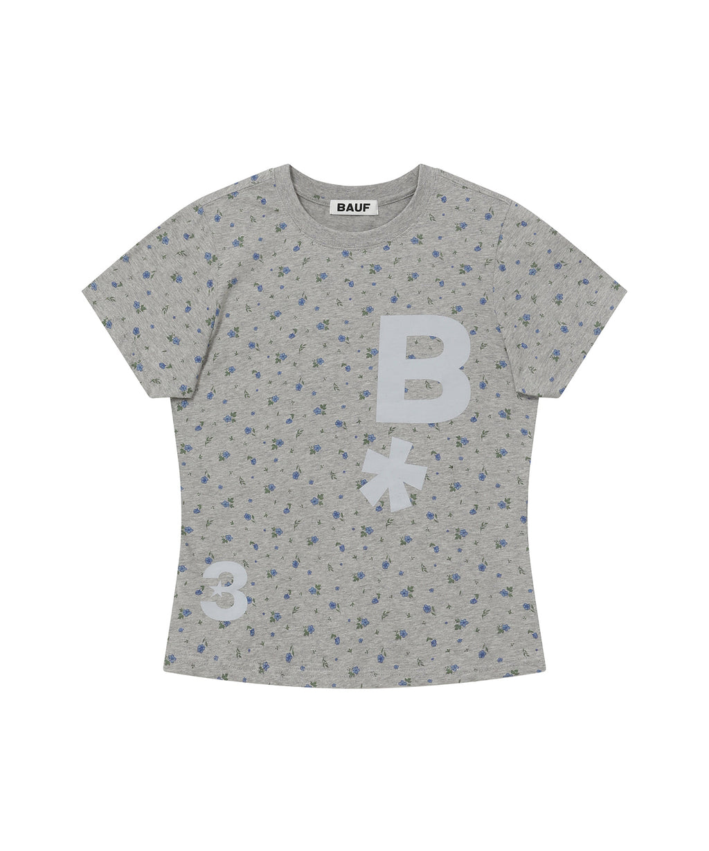 [BAUF]B logo slim fit T-shirt