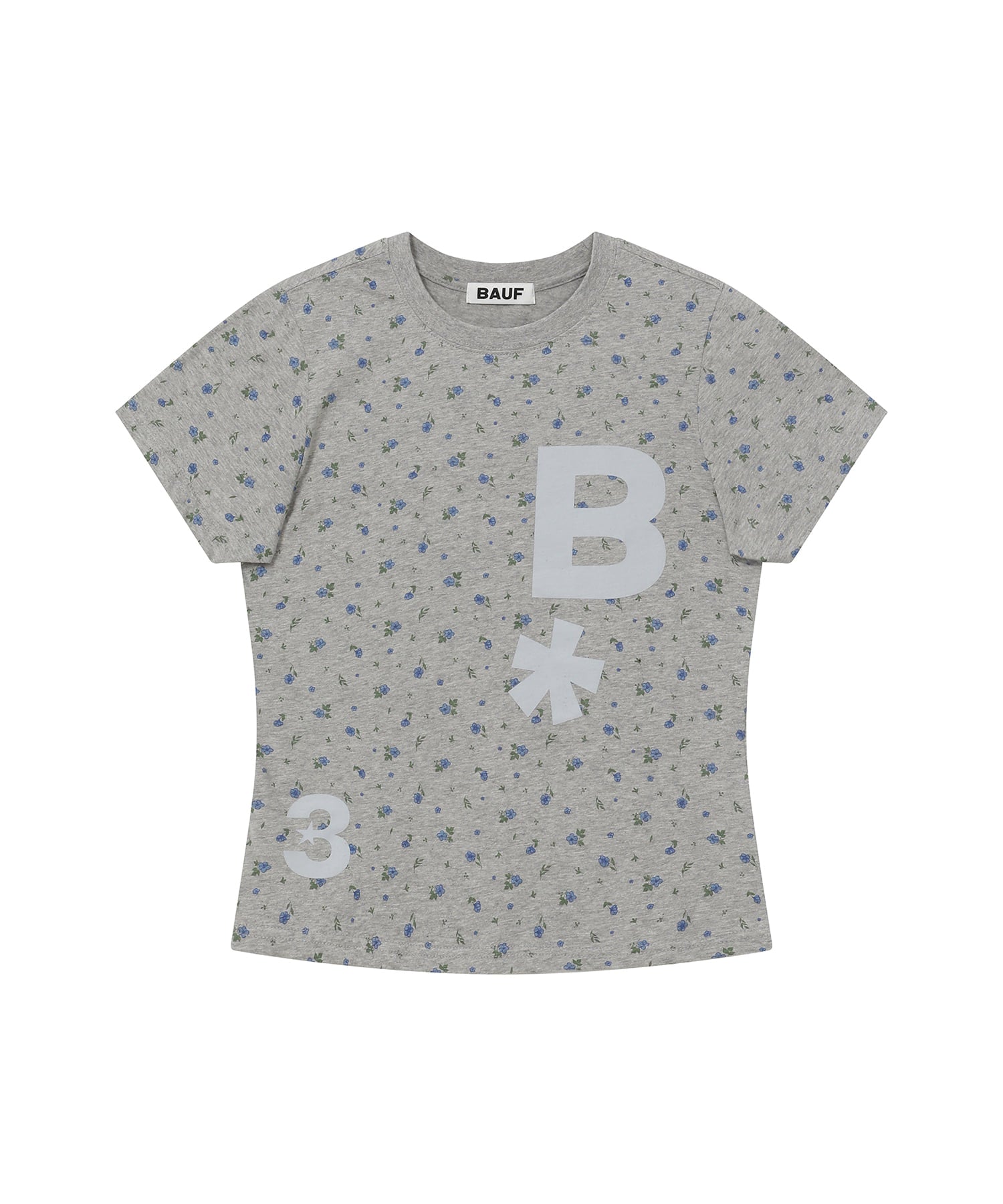 [BAUF]B logo slim fit T-shirt