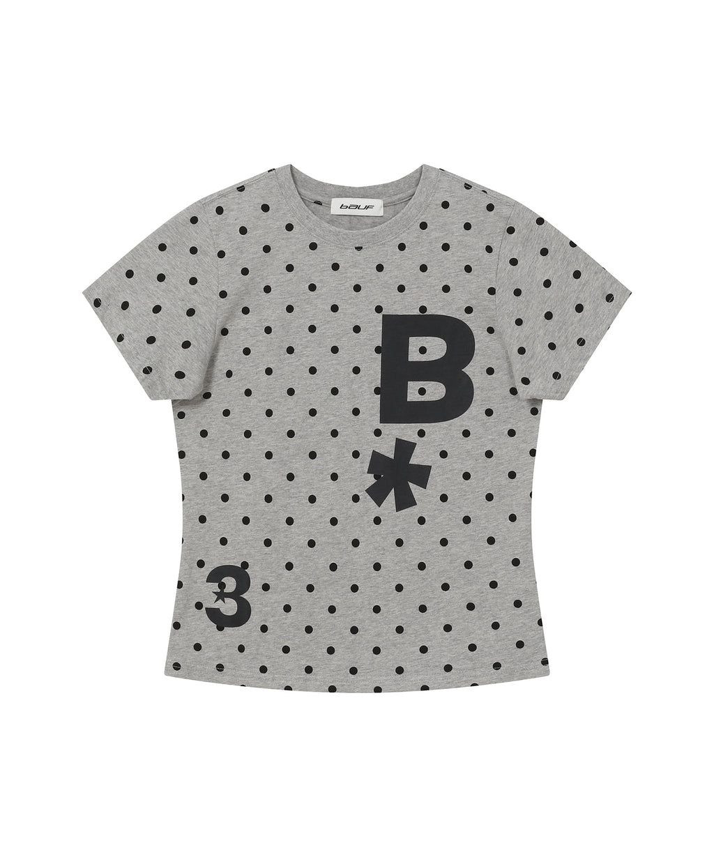 [BAUF]B logo slim fit T-shirt