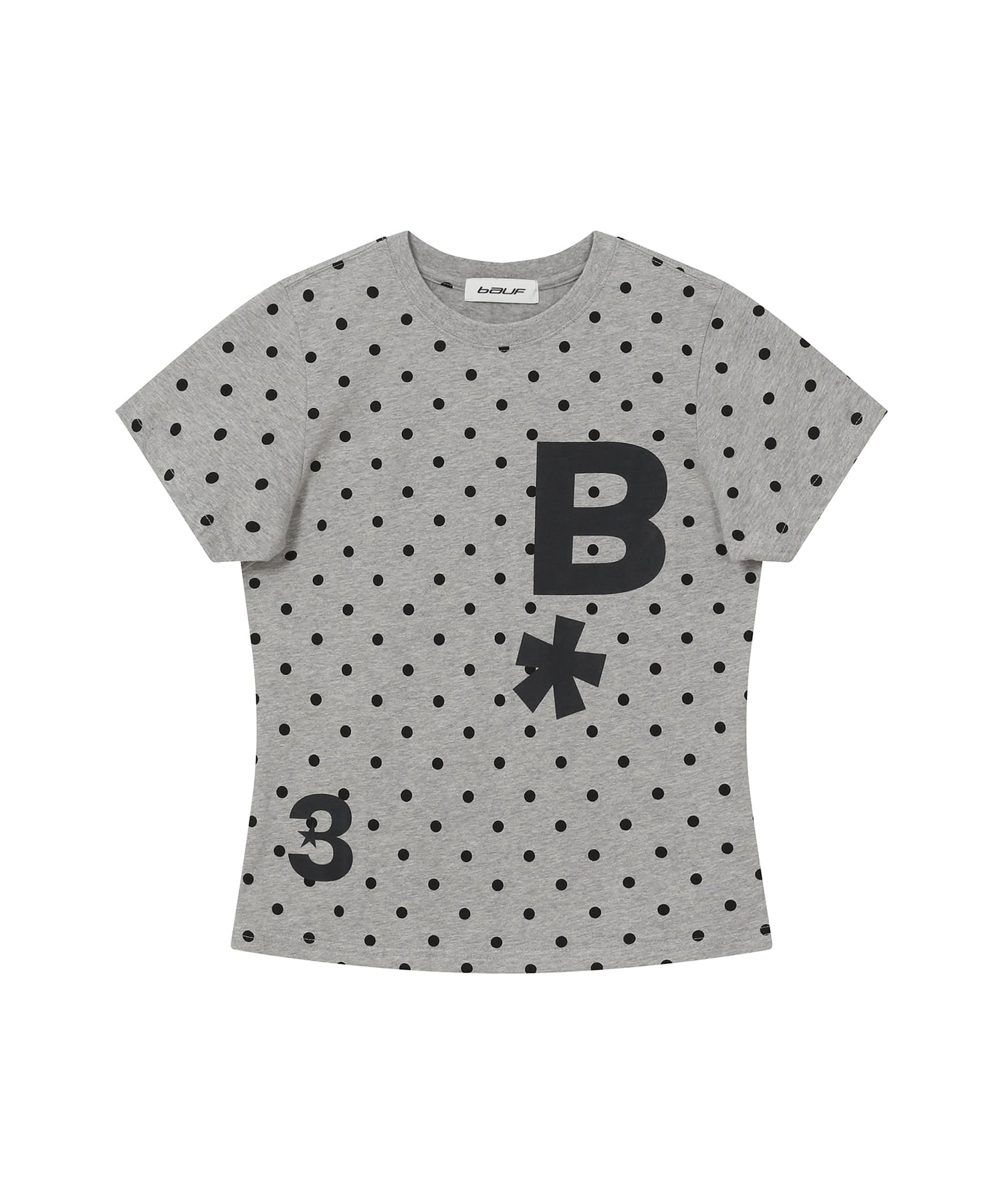 [BAUF]B logo slim fit T-shirt