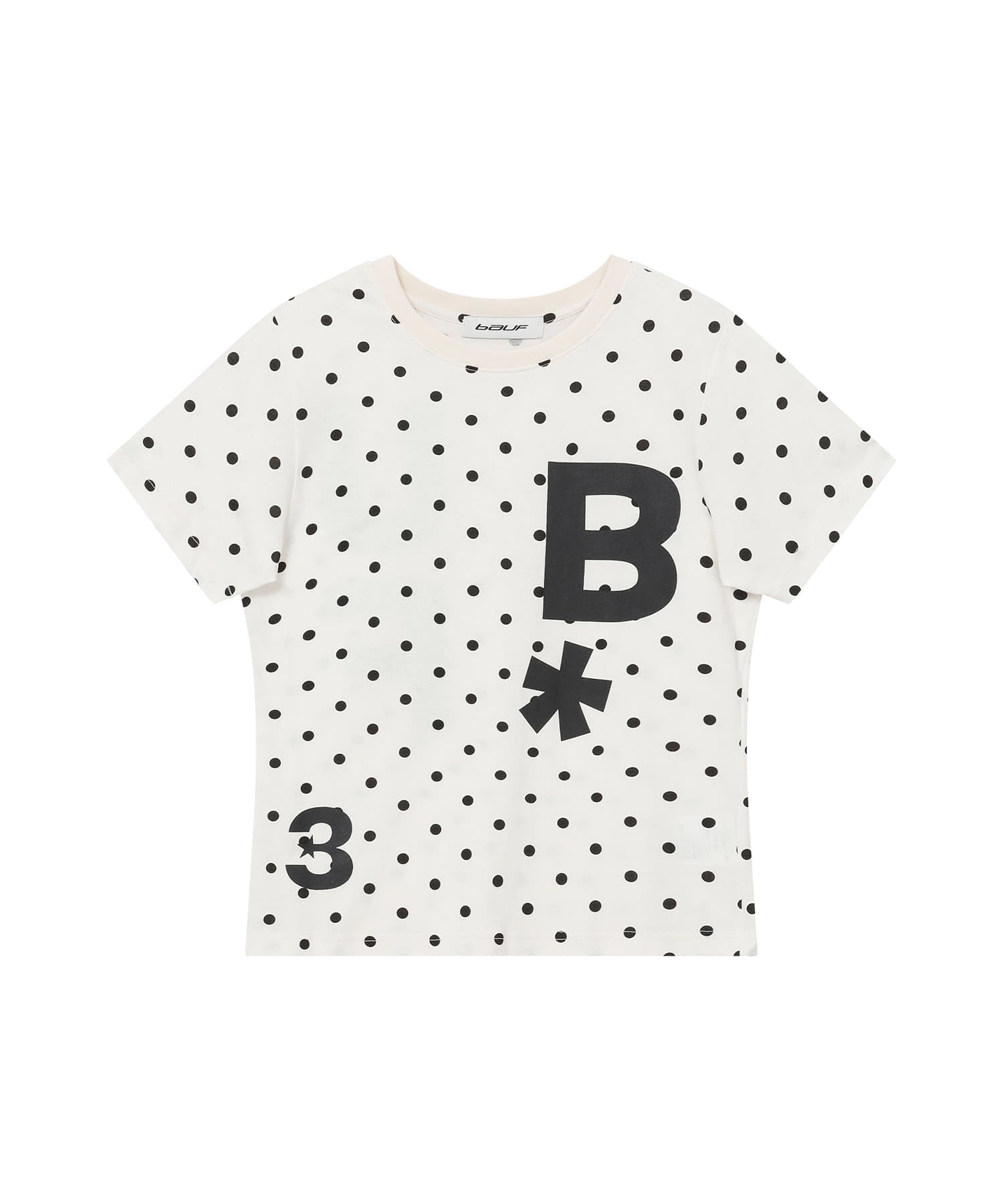 [BAUF]B logo slim fit T-shirt