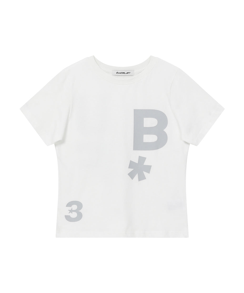[BAUF]B logo slim fit T-shirt