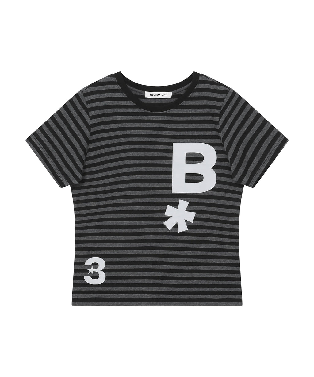 [BAUF]B logo slim fit T-shirt