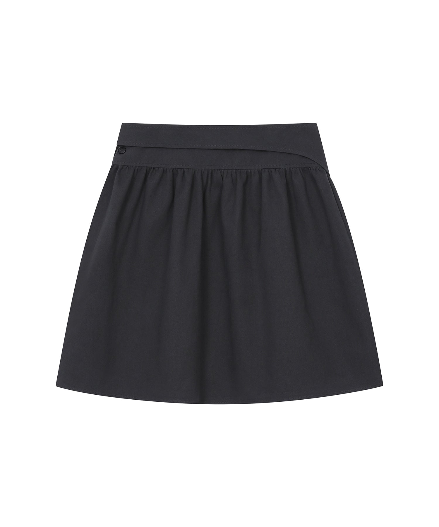 [BAUF]Belted midi skirt