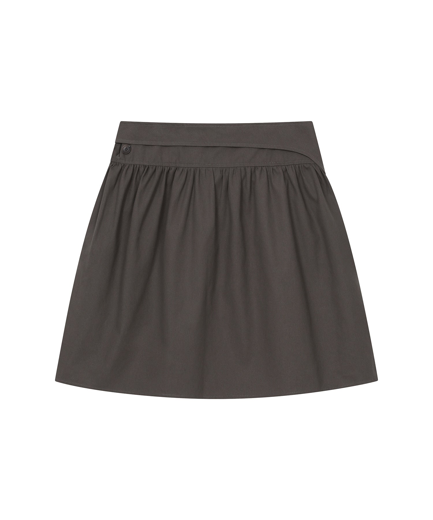 [BAUF]Belted midi skirt