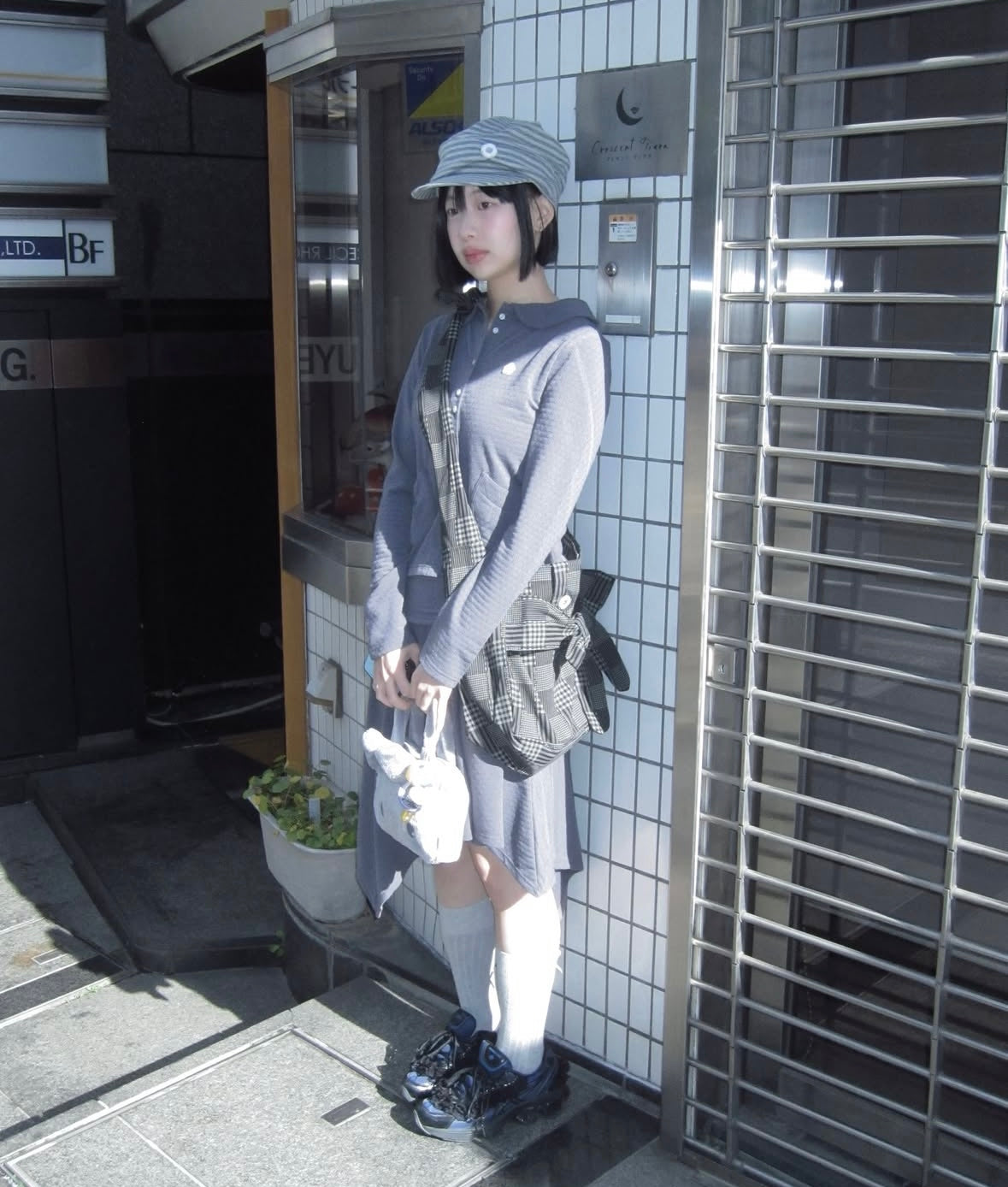 [BAUF]Button Newsboy Cap