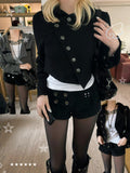 Diagonal Button Contrast Jacket SS