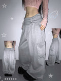 Folding Ring Studded Pants