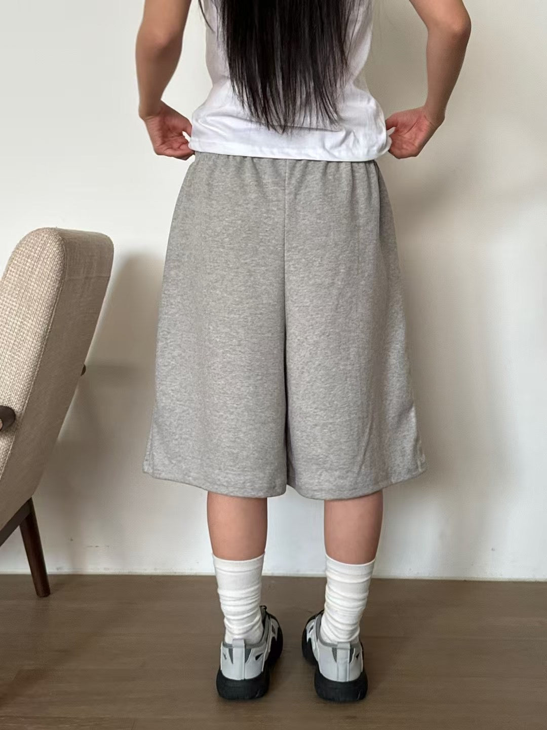 Heart-shaped cotton pants